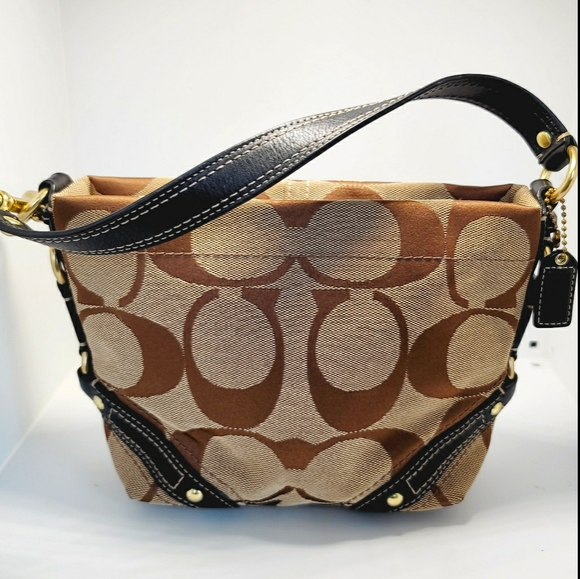 Coach Handbags - COACH Signature Small Carly Bag Purse